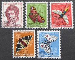 1955 - Pro Juventute - Znr. PJ 158-162 / Serie - ES - *