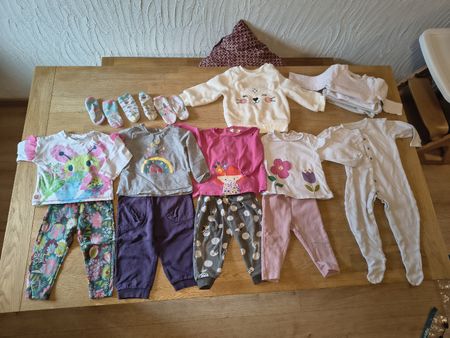 Winterkleiderpaket für Babymädchen, Grösse 80