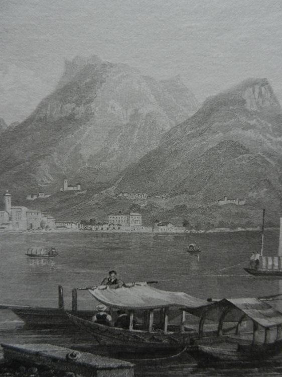 Gravures: Lugano von Bartlett – D'occasion à Risch par Rischli15 5