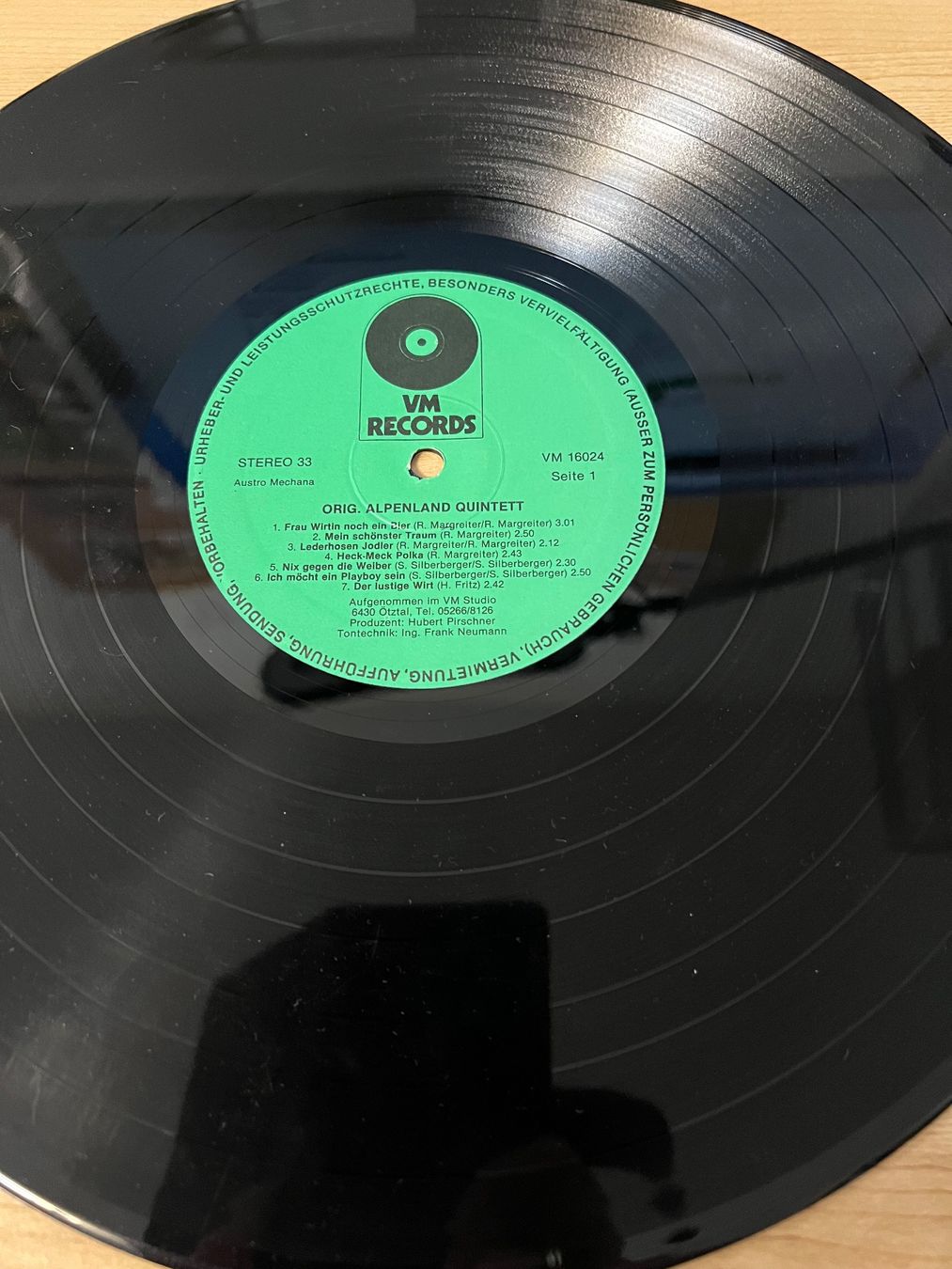 Vinyles: LP Alpenland Quintett – D'occasion à Goldach par erika94 2