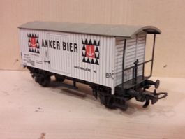 Liliput HO DC : CFF wagon couvert "Anker Bier"