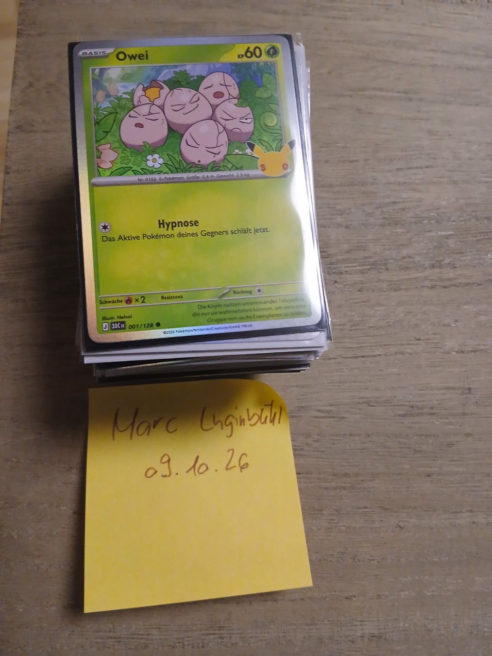 Pokémon Carte collezionabili: Pokémon Bulk 30th Celebration Set (DE) – Nuovo (secondo la descrizione) da Brittnau venduto da mar_9bms
