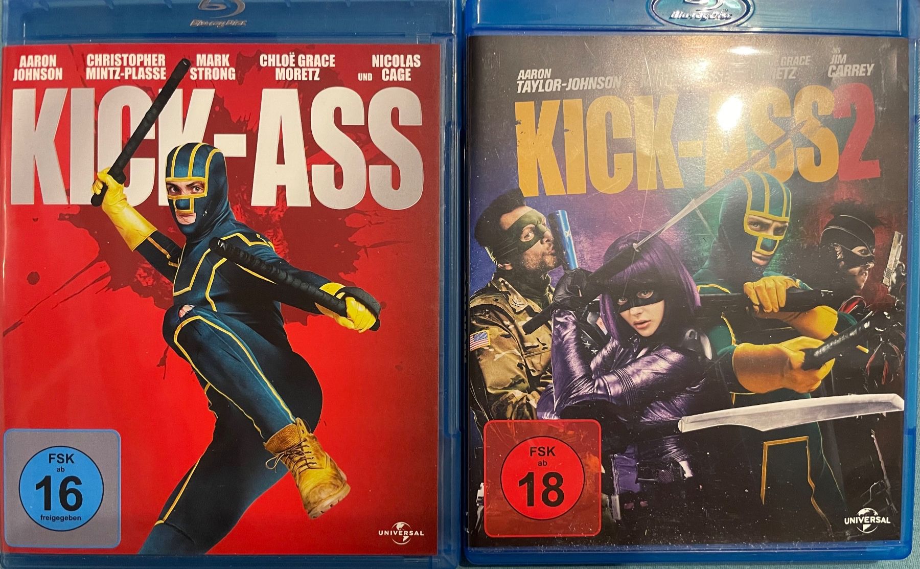 Tous les DVDs: Kick-Ass 1 + 2 im Set – Neuf (Voir description) à Waldenburg par Gonzo8
