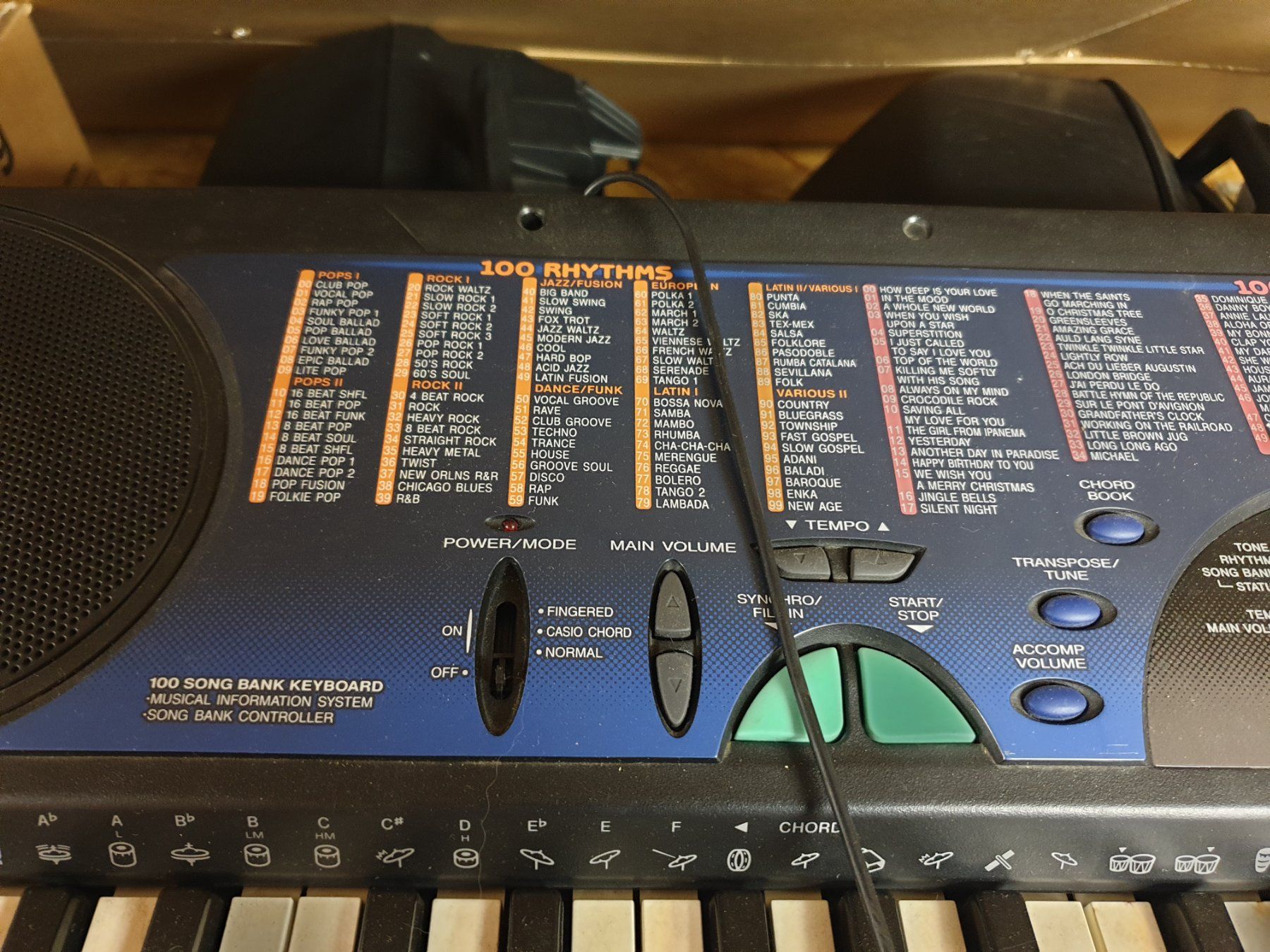 Strumenti musicali: Casio Keyboard CTK-495 mit 100 Songs – Usato da Rickenbach LU venduto da trucker.s 2