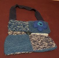 Sac à main tricoté en bandoulière