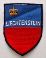 Liechtenstein Stoffwappen Aufnäher Badge St.Gallen Stickerei