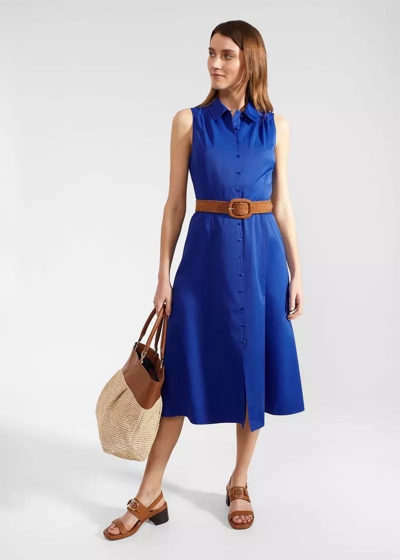 Hobbs Kleider: Hobbs Cotton Blend Midi Dress – Gebraucht aus St.Josefen von lop_lh8d 3