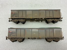 Liliput H0= SBB 2er Set Eaos 145-6 | 010-1 - gealtert