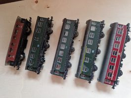 5 wagons voyageurs 
