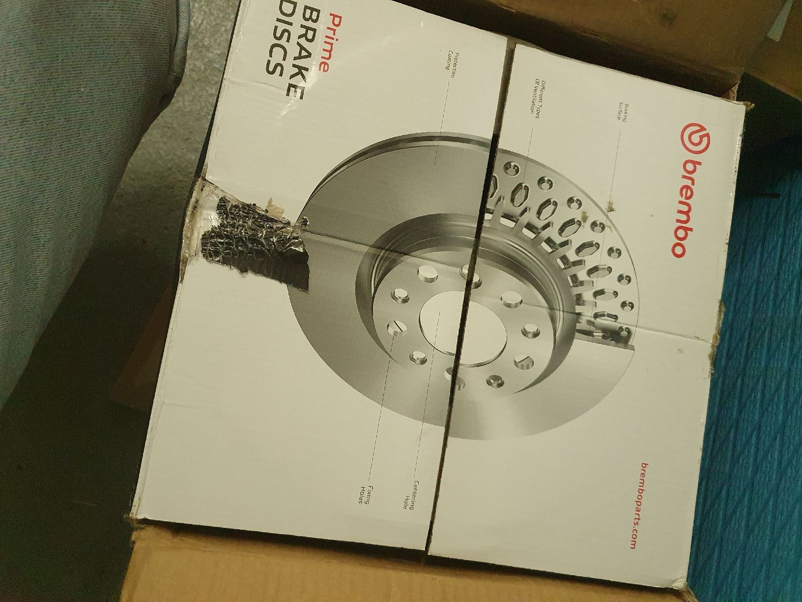 Brembo Tutti pezzi di ricambio auto: Brembo Prime Bremsscheiben – Nuovo e nell'imballaggio originale da Steinach venduto da Xamax18 3