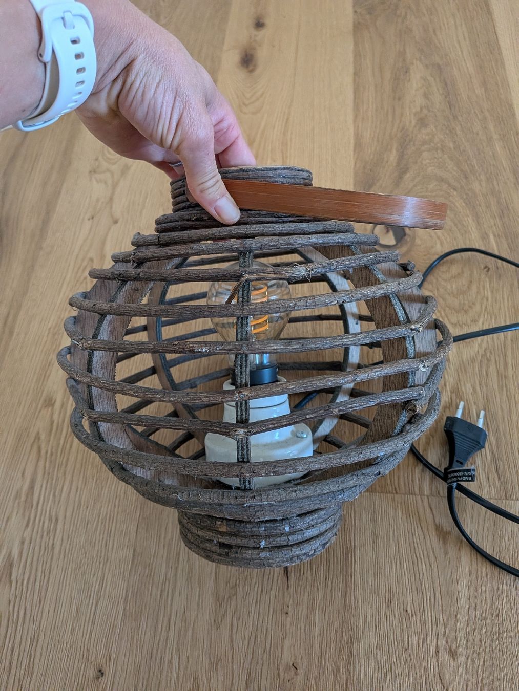 Lampade: Laterne, Lampe dunkelbraun – Usato da Eschenbach SG venduto da SanFranciscoCalifornia 1