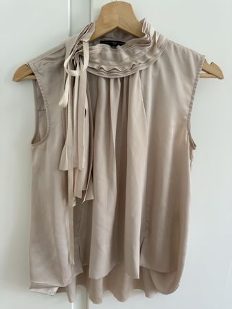 Blouse im Seidenstyle