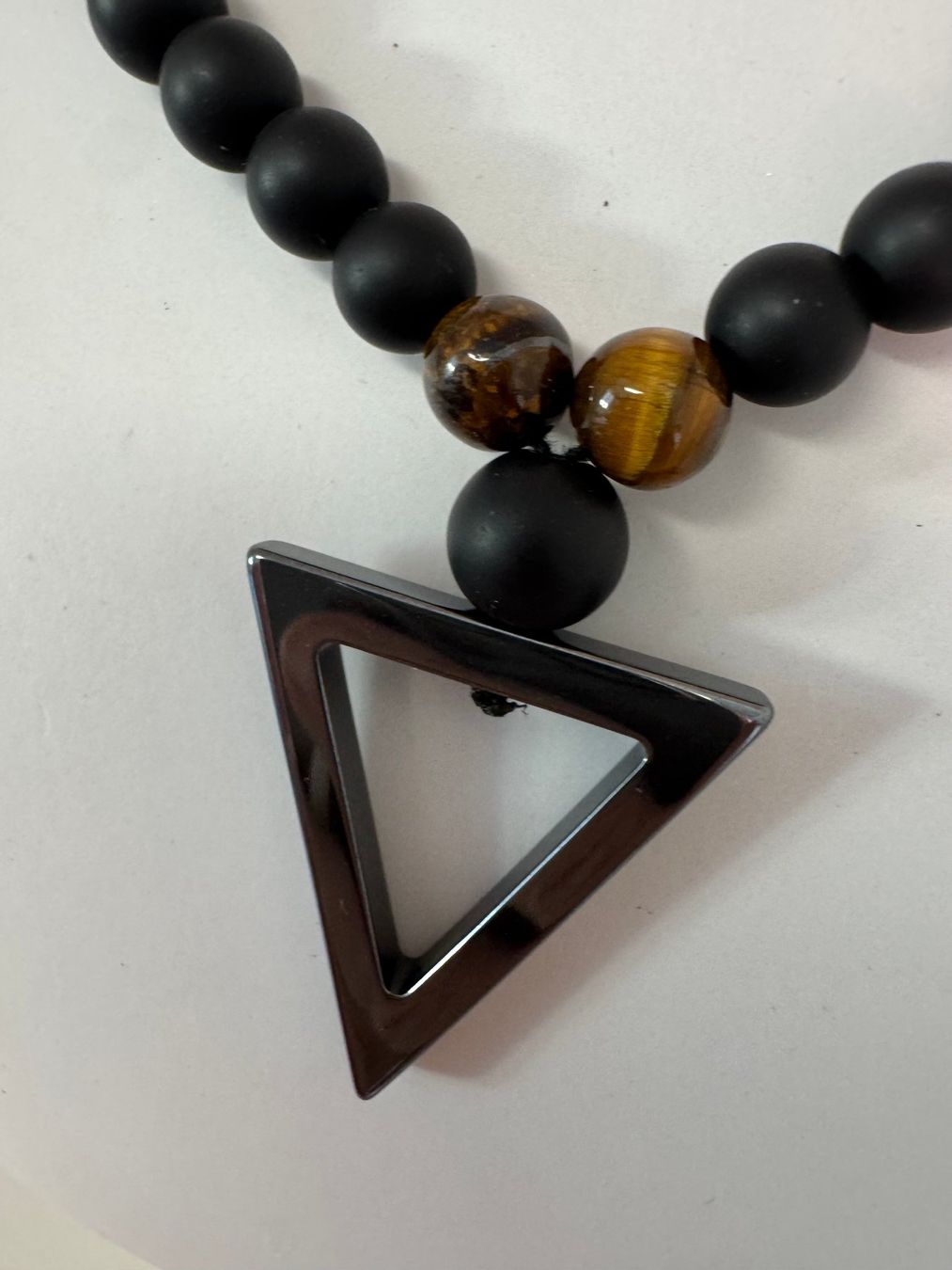 Catenine: Halskette Hämatit. Tigerauge, Kunststein. – Nuovo (secondo la descrizione) da Biberist venduto da tl-schmuck 2