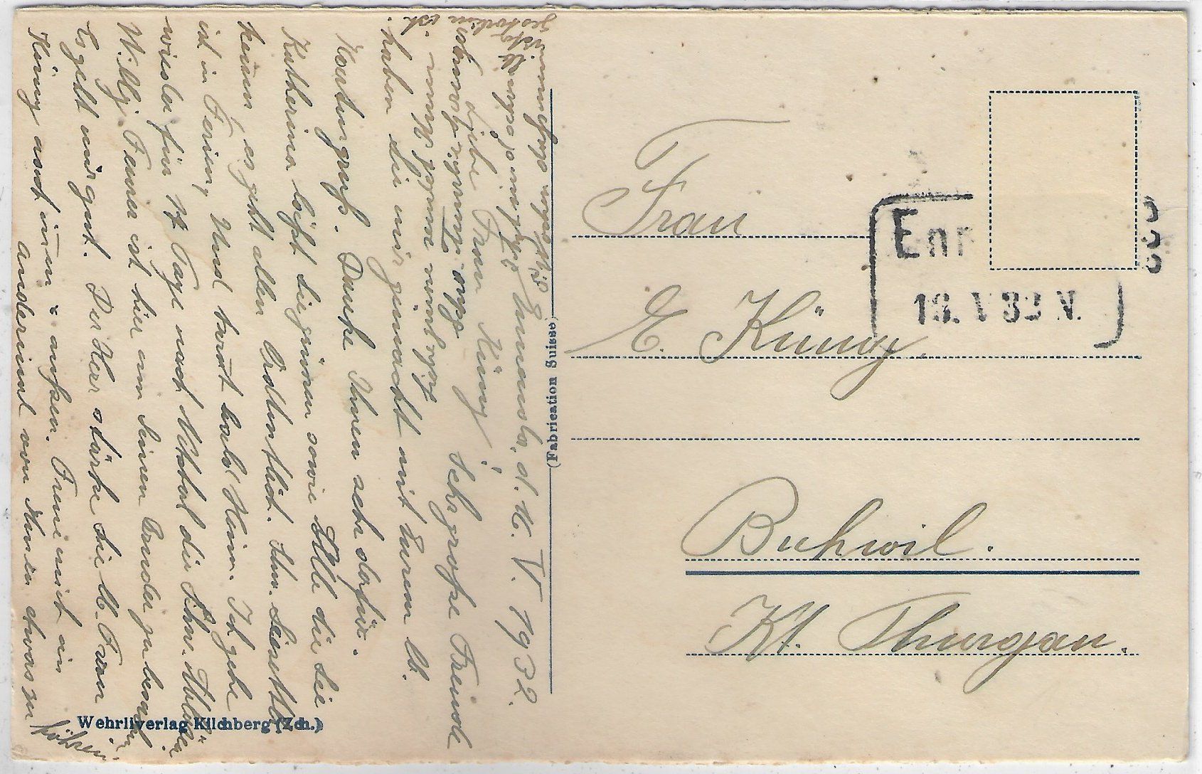 Cartoline postali: Netstal - Generalansicht – Usato da Ettingen venduto da Kartenplanet 1