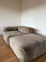 2 x Vetsak in velvet khaki Sitzmodule und Rückenlähne L