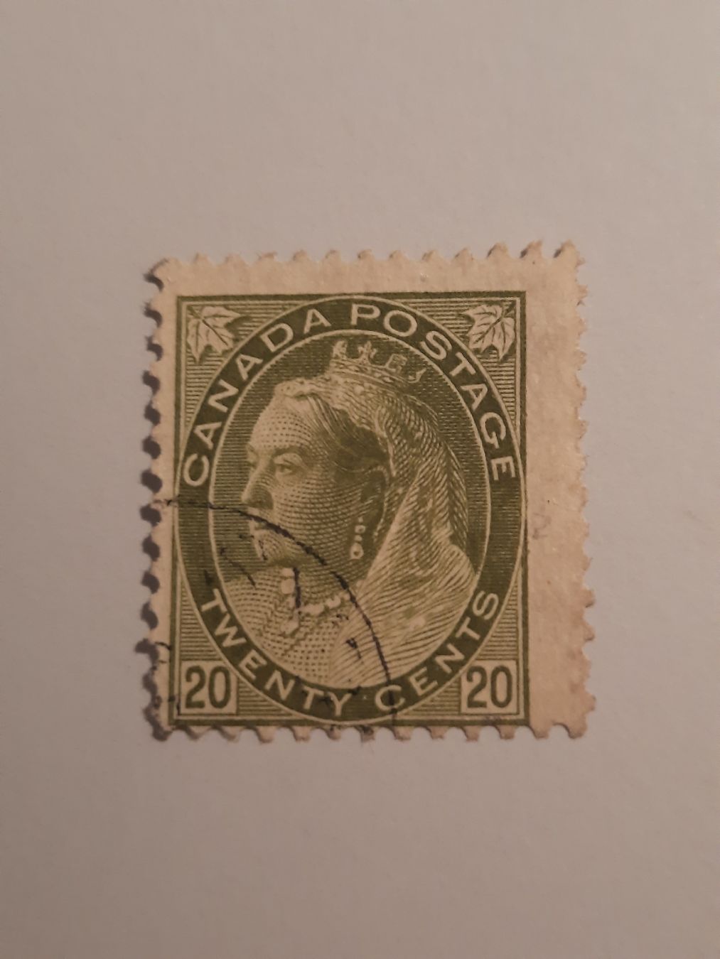 Tutti i francobolli: Canada #84 20c Victoria used 1900 – Usato da Küssnacht a. Rigi venduto da Unique-Valuable