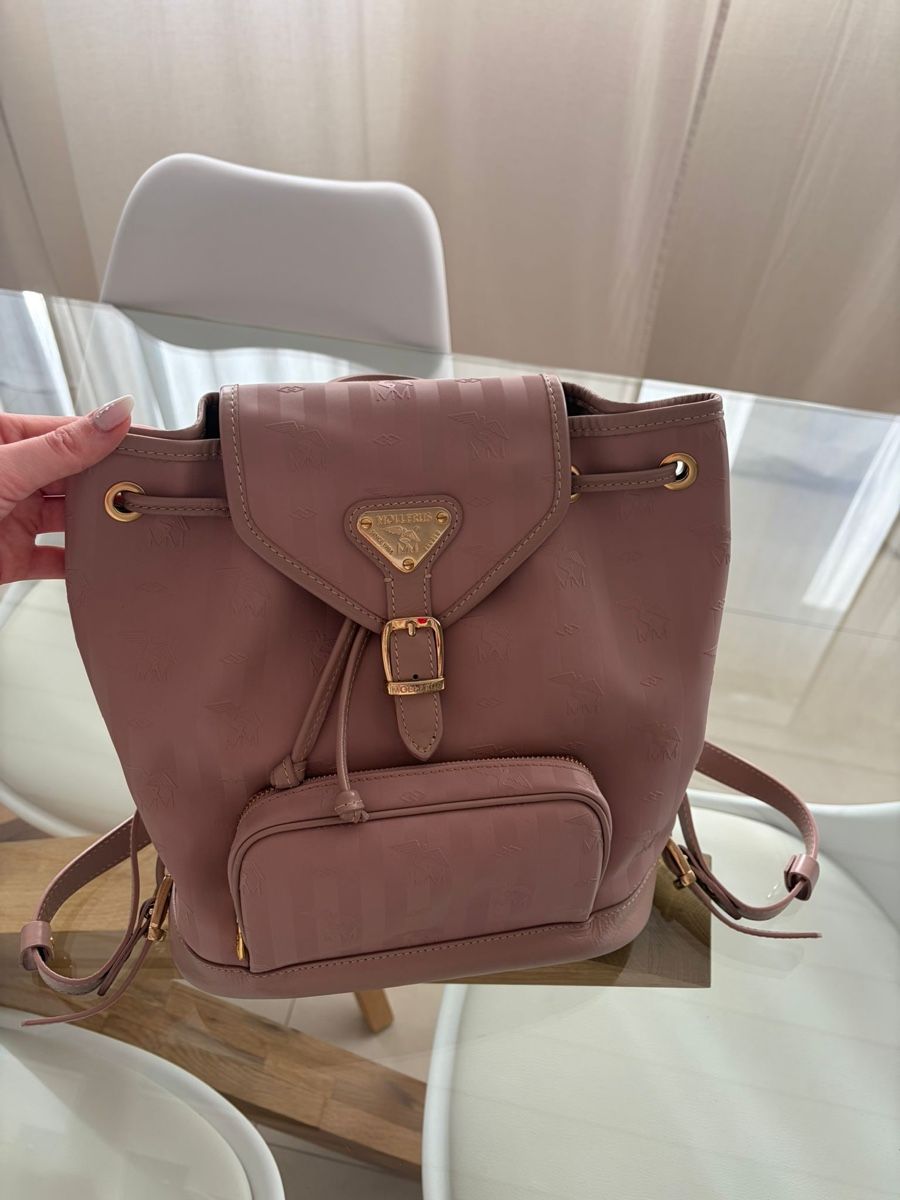 Maison Mollerus Zaini: Maison Mollerus - Brugg Rucksack Rose/Gold – Usato da Gümligen venduto da Chants7 3