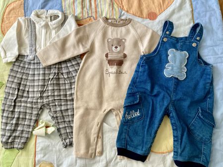 3x Baby Overall Prenatal NEU 3-6 Monate Grösse 62/8