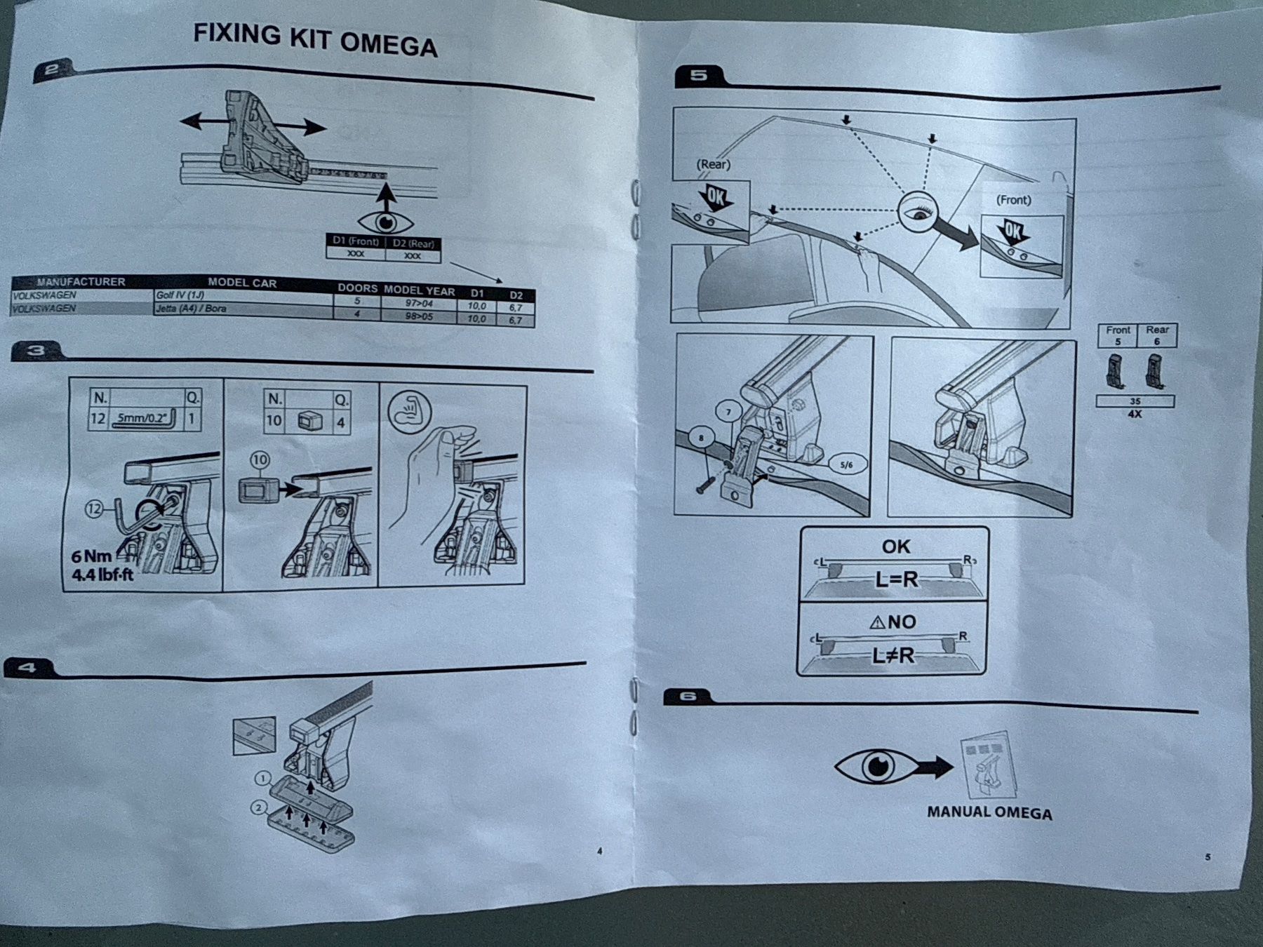 Portapacchi: Dachträger MENABO OMEGA ALU M & KIT 62 – Usato da Niederbüren venduto da funkel06 4