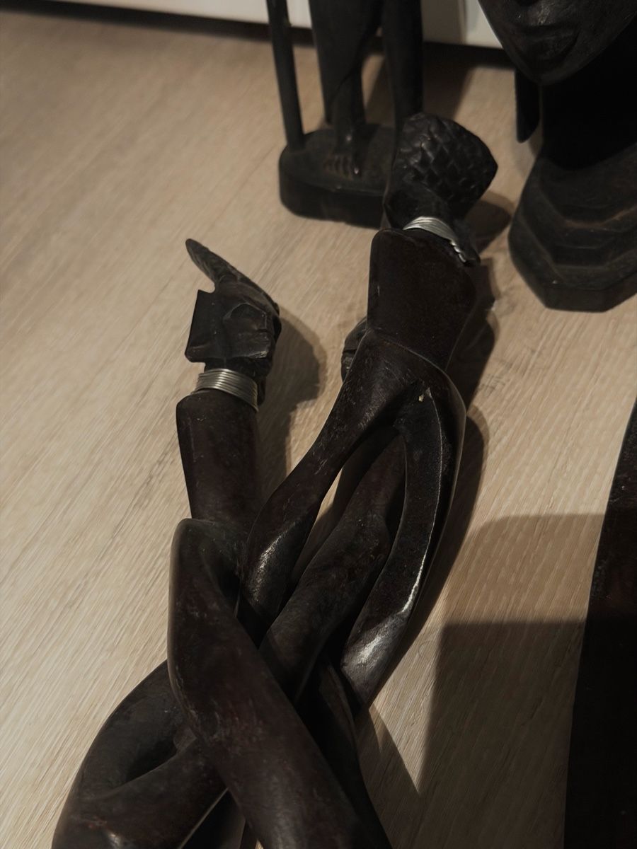 Xilografie: Afrikanische Holzfiguren – Nuovo e nell'imballaggio originale da Tennwil venduto da Zaylaaa 2