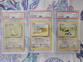 Pokemon Base Set 1 Edition PSA 10 Dodu Porygon Rattikarl