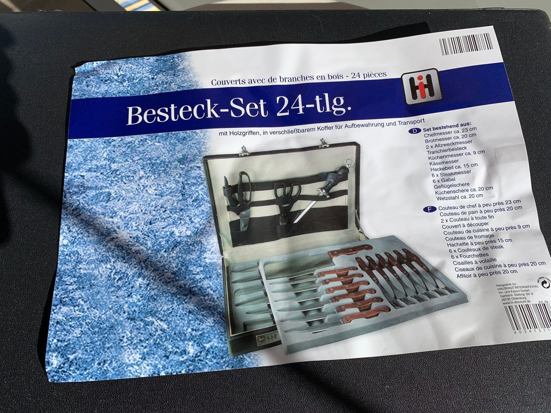 Set di posate: Grill-Ess-Besteck 24 - teiliges Set – Nuovo e nell'imballaggio originale da St. Gallen venduto da Adwen 5