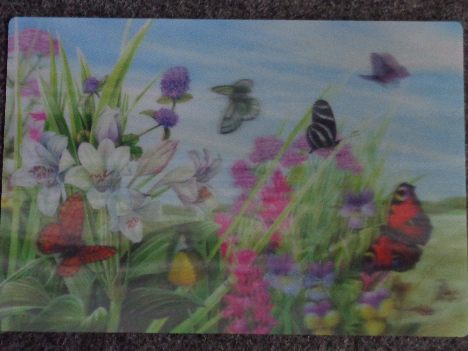 Set di tavolo e panche: TISCH SET BLUMENWIESE 3-D EFFEKT 4 STCK – Nuovo e nell'imballaggio originale da Lausanne venduto da kiliman73 5