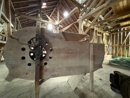 Antike Getreidereinigungsmaschine