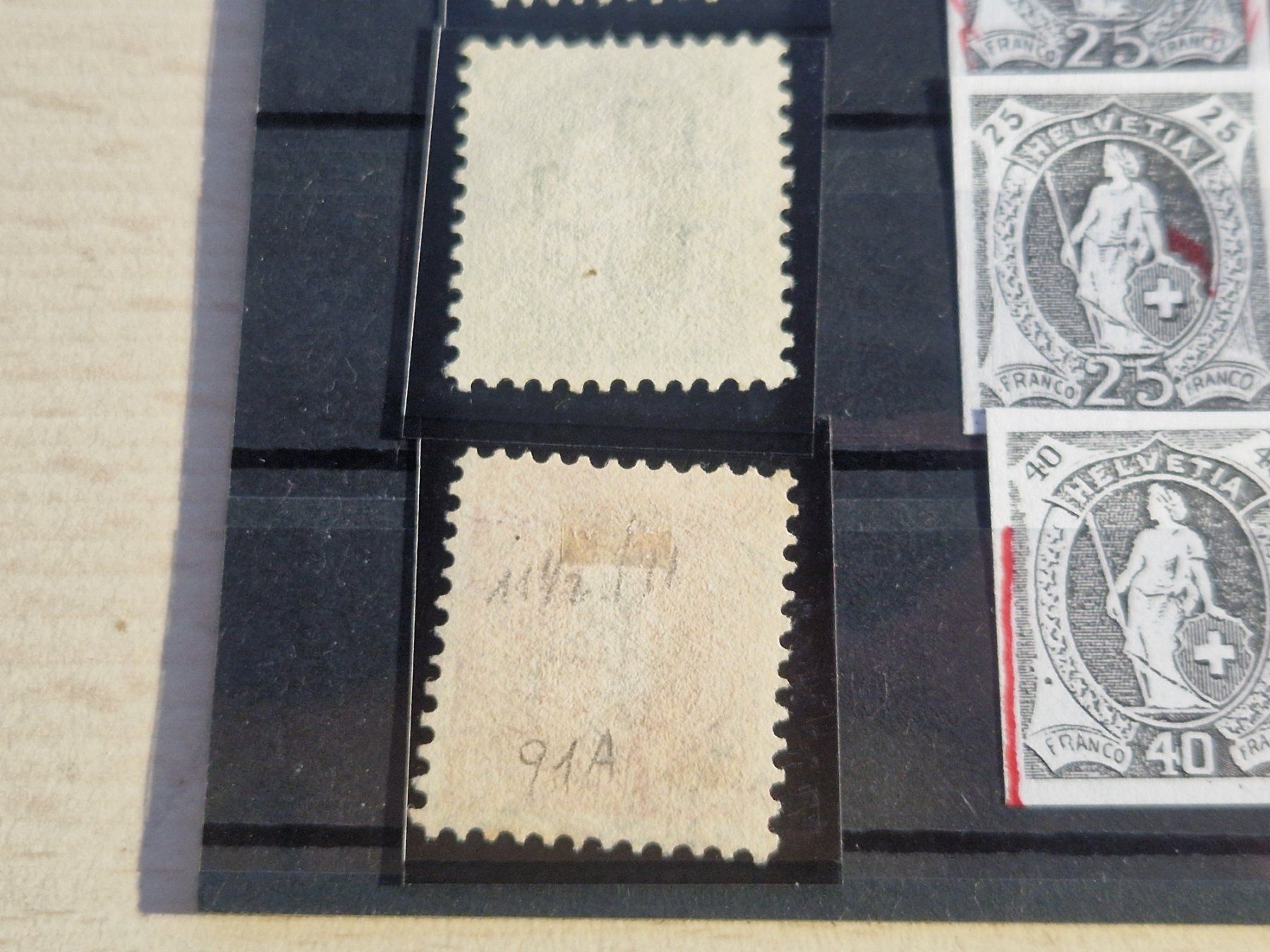 Tutti i francobolli: Stehende, verschiedene Plattenfehler/Retouchen, ab 1.- – Usato da Burgdorf venduto da Glossy01 8