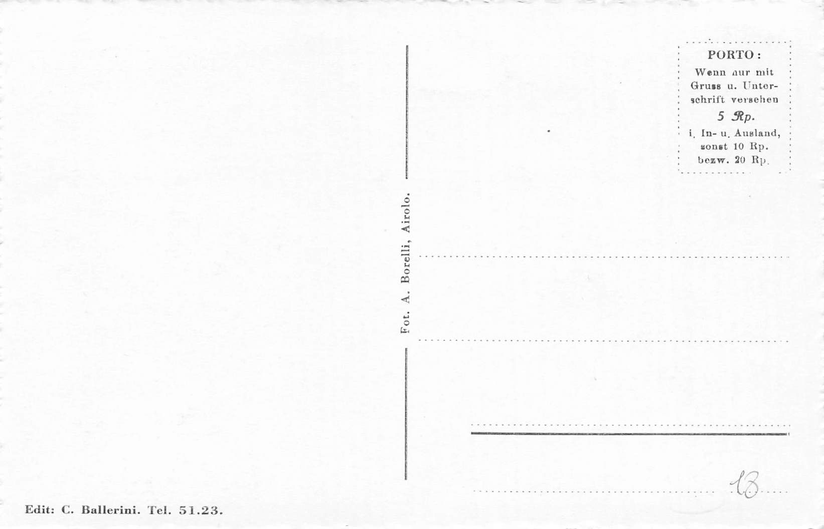 Cartoline postali: Acquarossa terme Blenio – Usato da Biasca venduto da Blenio71 1