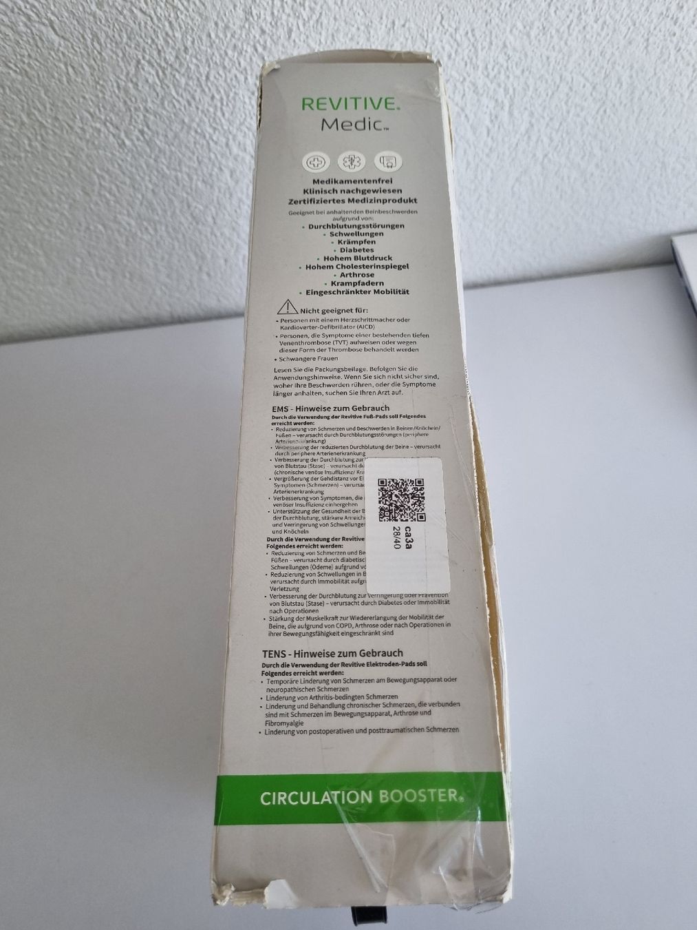 Attrezzature mediche: Revitive Medic Circulation Booster – Nuovo e nell'imballaggio originale da Menziken venduto da sim_db86 2