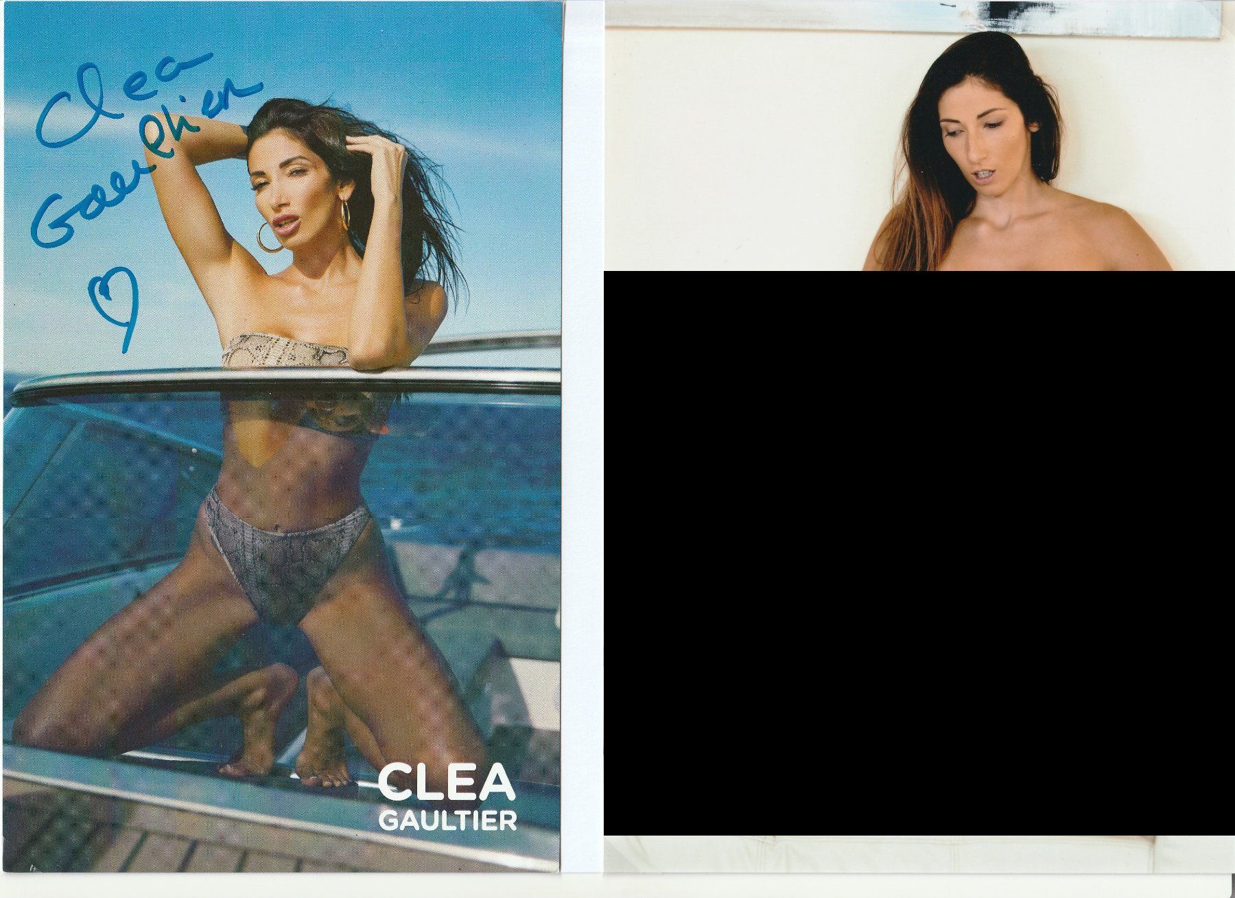 Autogramme: Cléa Gaultier / Originalautogramm – Gebraucht aus Schwyz von
