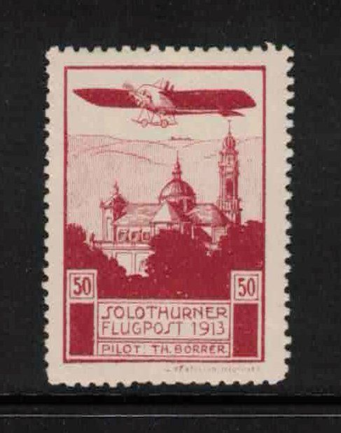 Tutti i francobolli: 1913 Flugpost Solothurn Vorläufer XI, postfrisch ** – Nuovo (secondo la descrizione) da Nuglar venduto da Stamp88