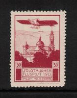 1913 Flugpost Solothurn Vorläufer XI, postfrisch **
