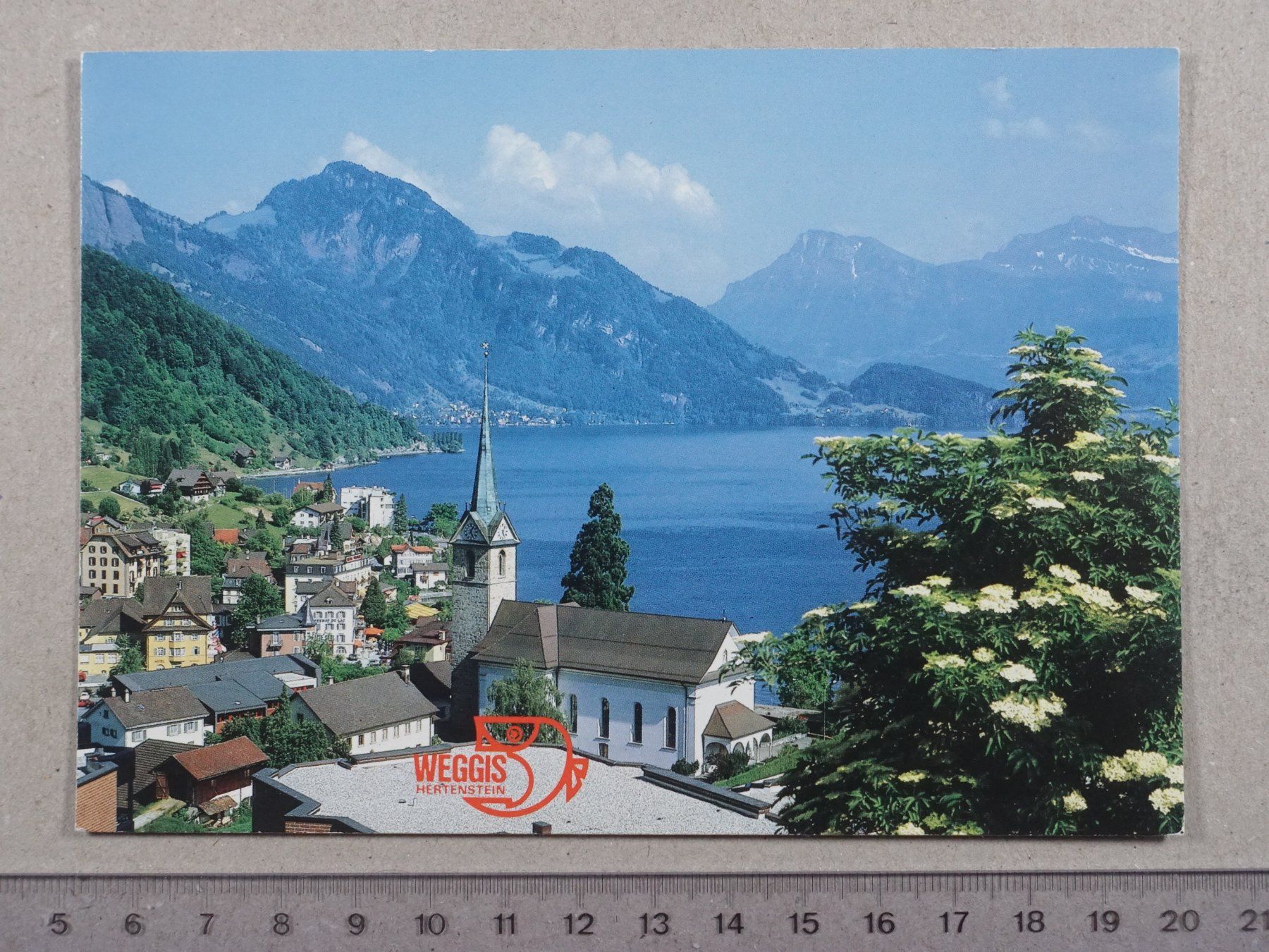 Ansichtskarten: Weggis, 1986 – Gebraucht aus Lenzburg von fh1