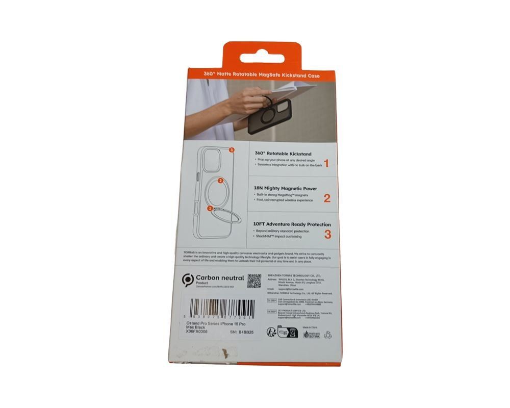 Cover & Protezioni schermo: TORRAS UPRO Ostand iPhone 15 Pro Max Hülle – Usato da Luzern venduto da Restwert_Luzern 1