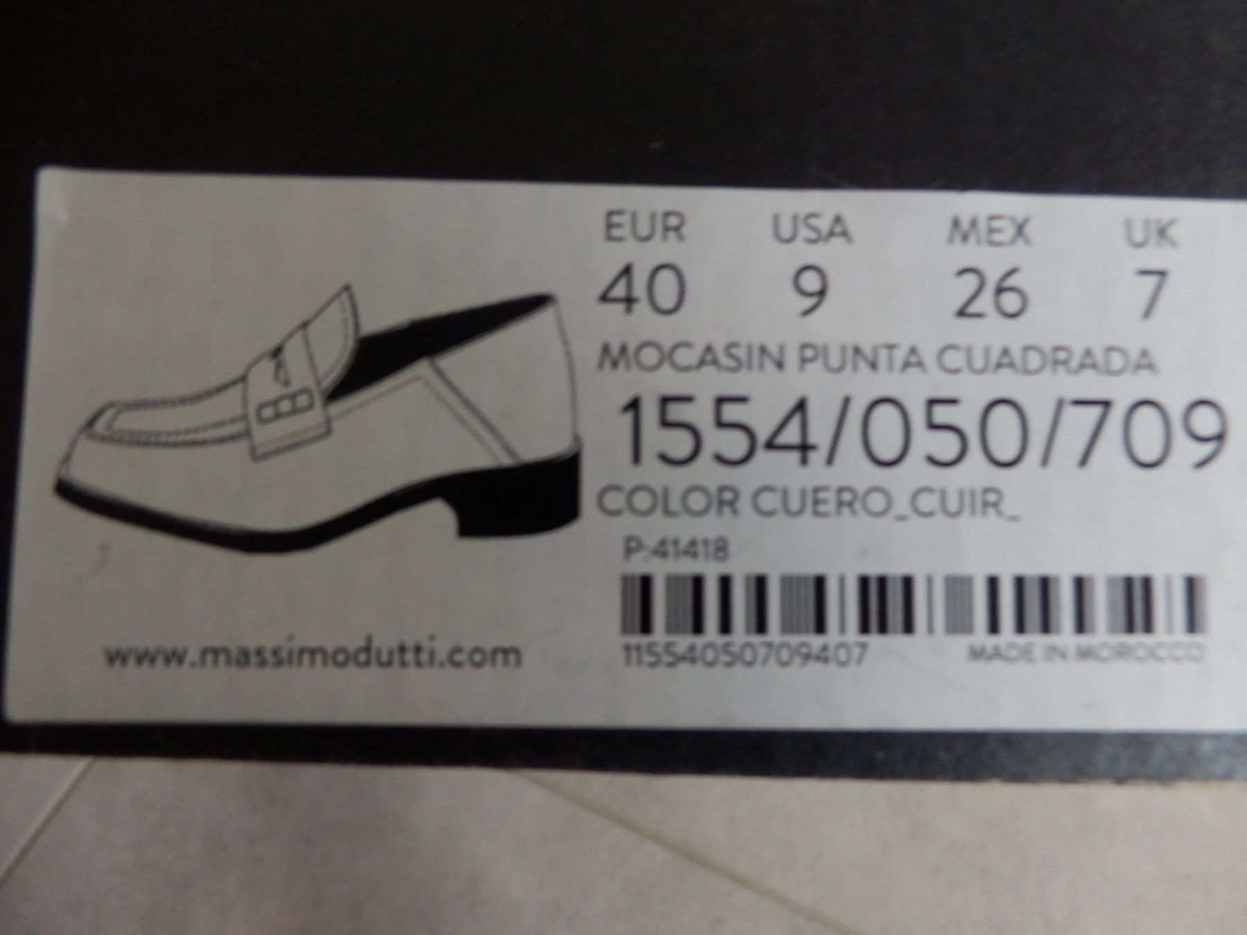 Massimo Dutti Scarpe da donna: Mocassin Massimo Dutti couleur cuir en  taille 40 neuve – Nuovo (secondo la descrizione) da Apples venduto da Photec18 6