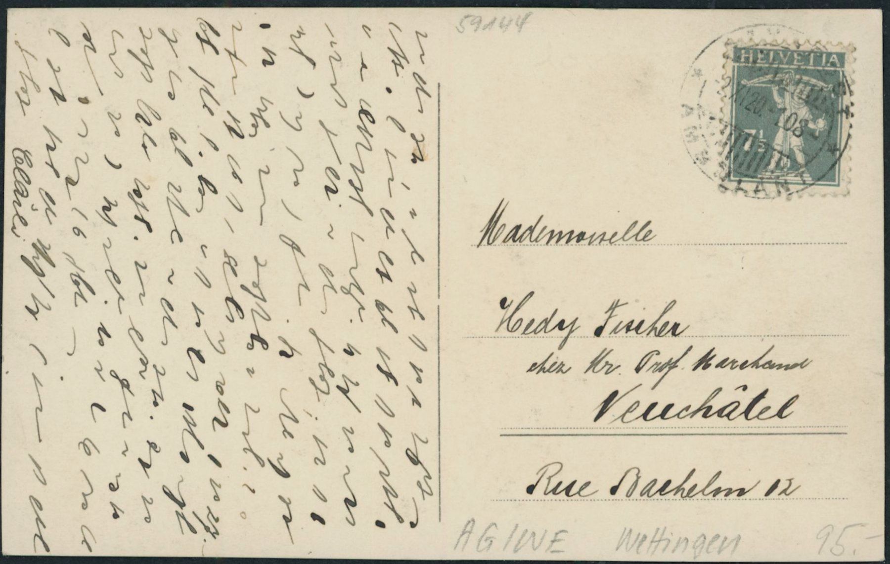 Cartoline postali: AG Wettingen – Usato da Schindellegi venduto da Jonathan77 1