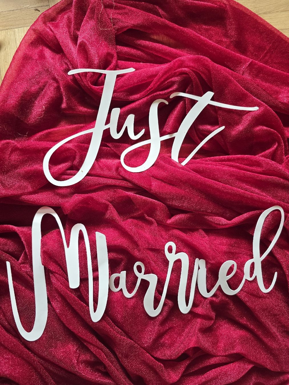Sticker: Klebefolie "Just Married" – Nuovo e nell'imballaggio originale da Liestal venduto da michelaa.h