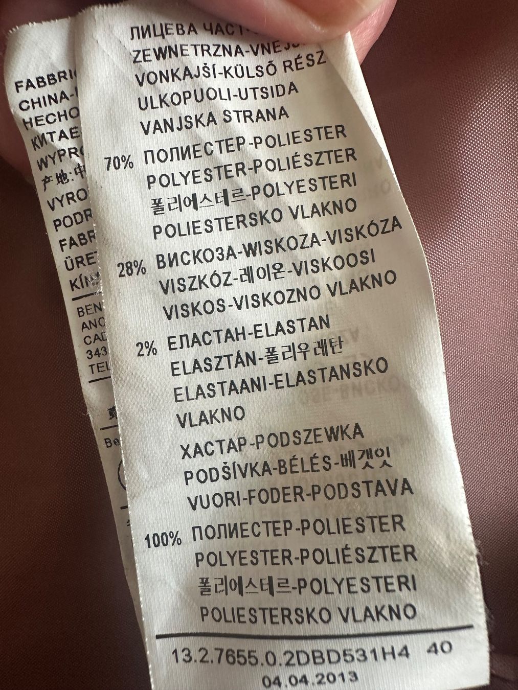 Benetton Cappotti: Kurzmantel Benetton Gr 34 – Usato da Bern venduto da michaela67 5