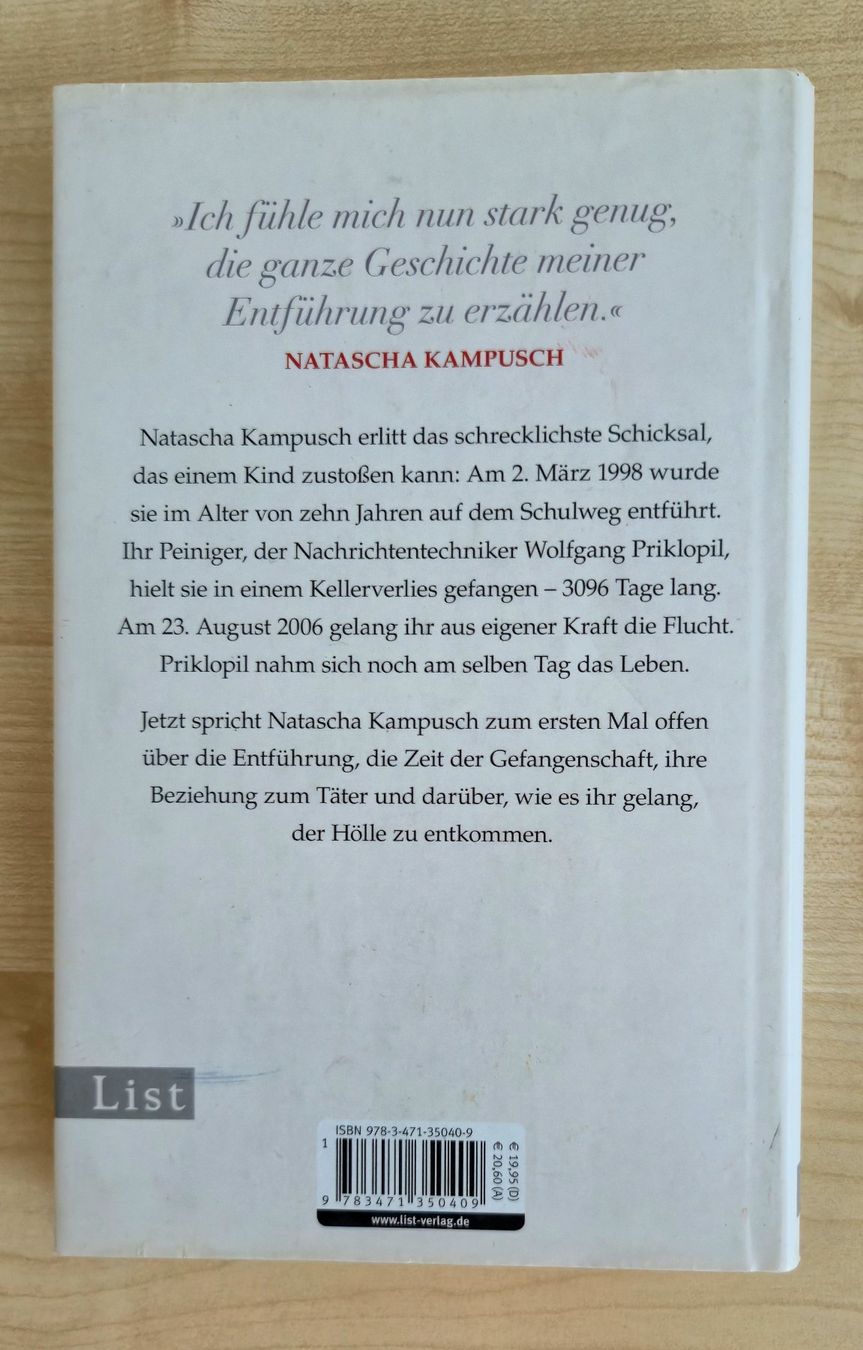 Bücher: Natasche Kampusch – Neu (gemäss Beschreibung) aus Rothenburg von Ajax111 5