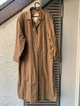 🤎 Veste longue camel style saharienne – Taille 38