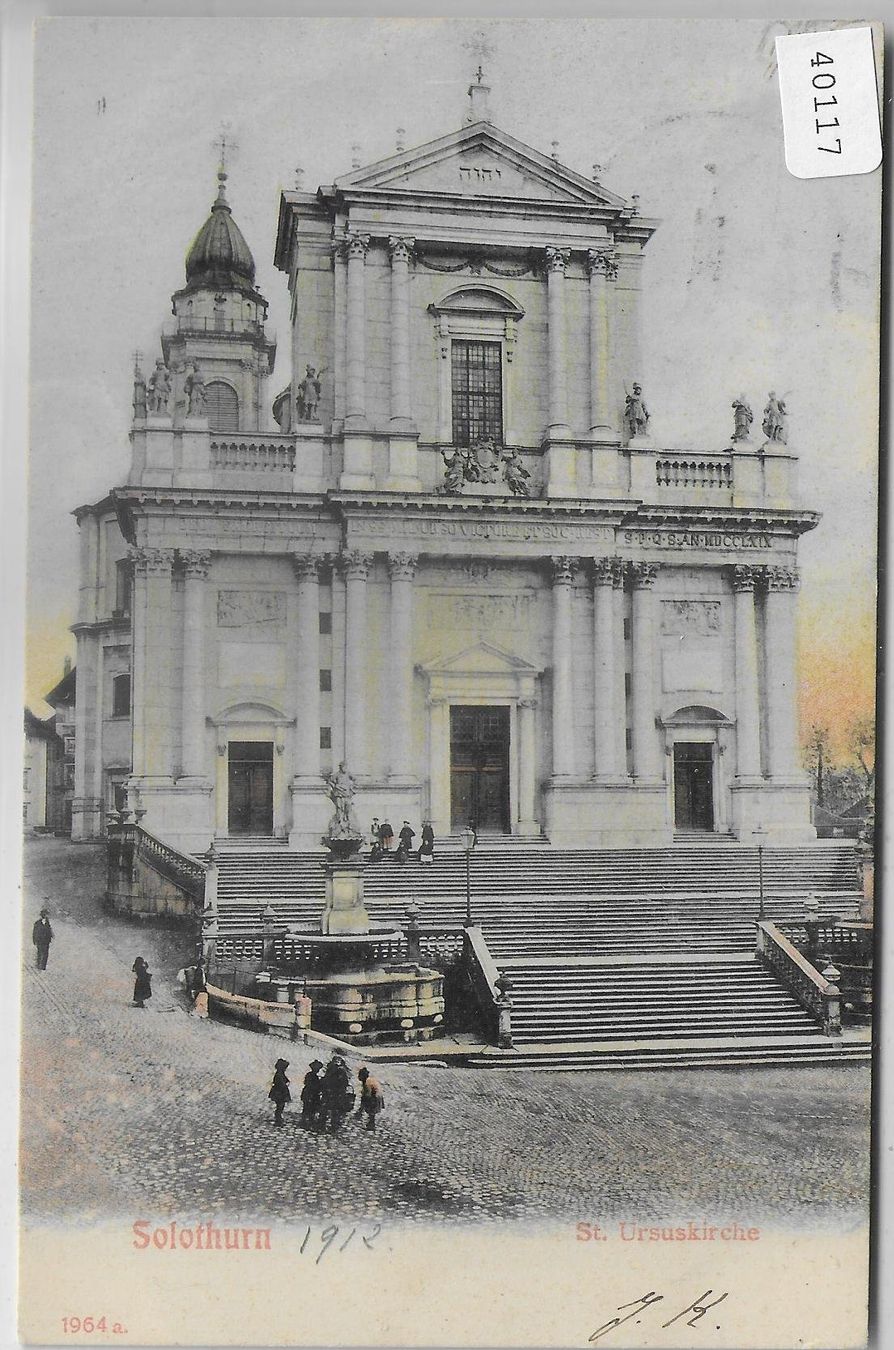 Cartes postales: Solothurn - St. Ursuskirche - animee – D'occasion à Ettingen par Kartenplanet
