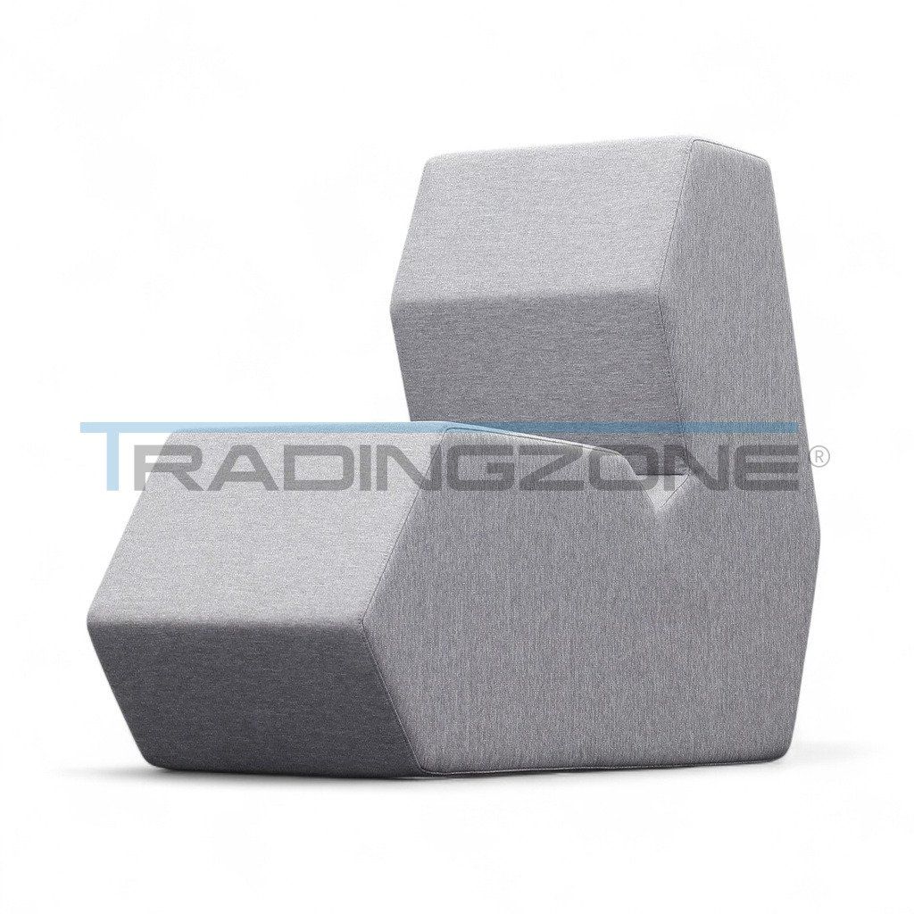 Sessel: MDD Shape Lounge-Sessel, Grau – Gebraucht aus Regensdorf von Tradingzone 4