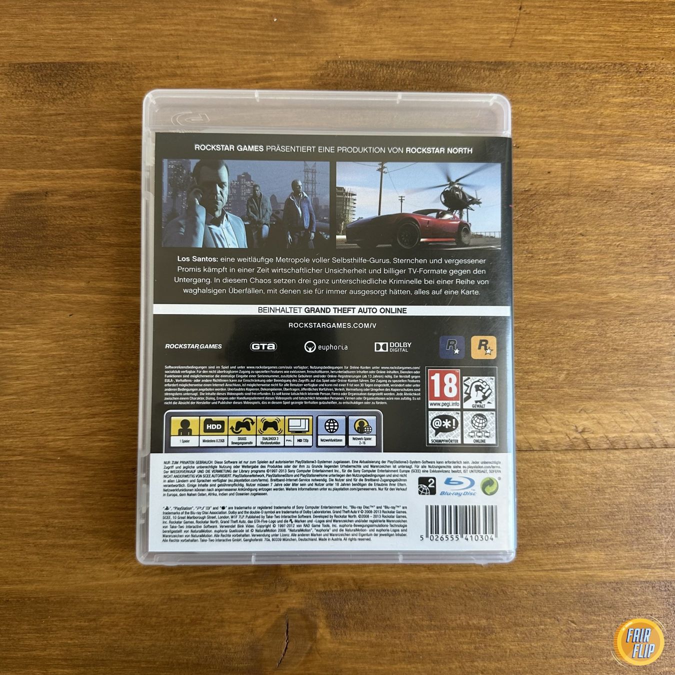 Spiele: PS3 Grand Theft Auto V – Gebraucht aus Luzern von fairflip 2