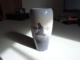 Vase Royal Copenhagen Motiv "Die kleine Meerjungfrau", 70 er
