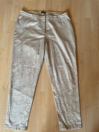 Hose glänzend beige Grösse L neuwertig