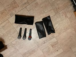 3 originale Shure SM58 Mikrofone inkl. Taschen