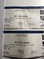 Die Toten Hosen 2 super Sitzplätze 20.06.2026!