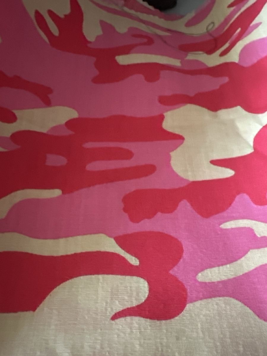 Stoffe: Camouflage BE-Stoff beige-rot-pink – Gebraucht aus Domdidier von Lilalu168 1